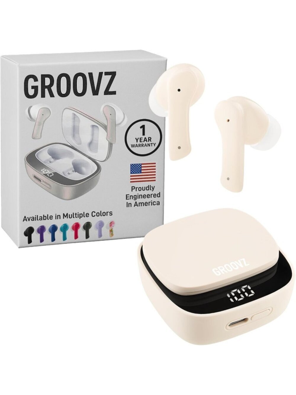 Wireless Lvory Engineered IPx4 Water Resistant 27Hr Battery Bluetooth Earbud